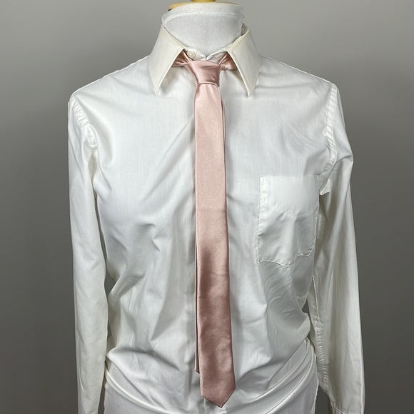 Champagne colored skinny tie - Picture 1 of 10